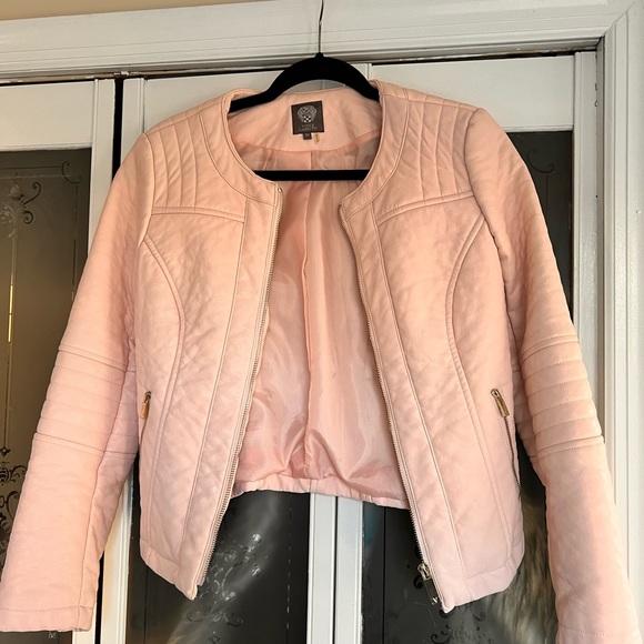 Vince Camuto vegan leather jacket-LIKE NEW. Worn once! - Picture 6 of 6